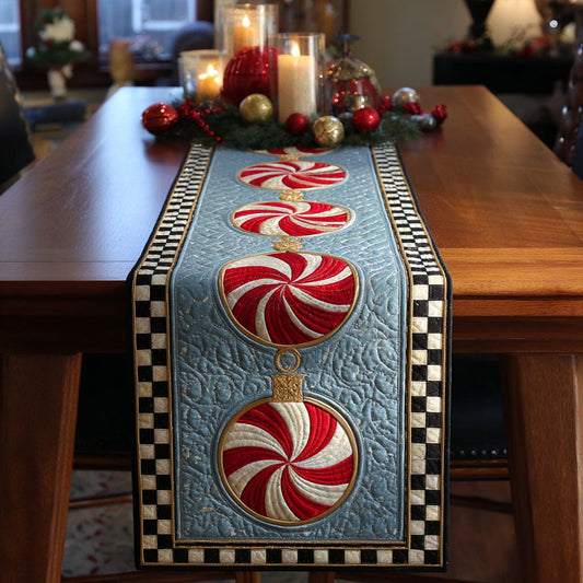 Celestial Swirl Quilted Table Runner NCU0TV293