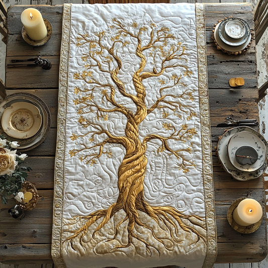Celestial Tree Quilted Table Runner NCU0DV6183