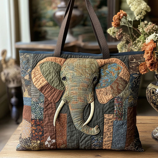 Celestial Trunk Quilted Tote Bag NCU0PT8910