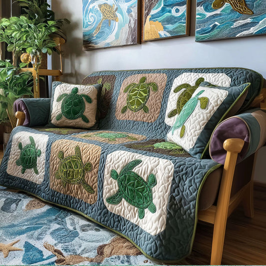 Celestial Voyage Quilted Sofa Cover NCU0PT9702