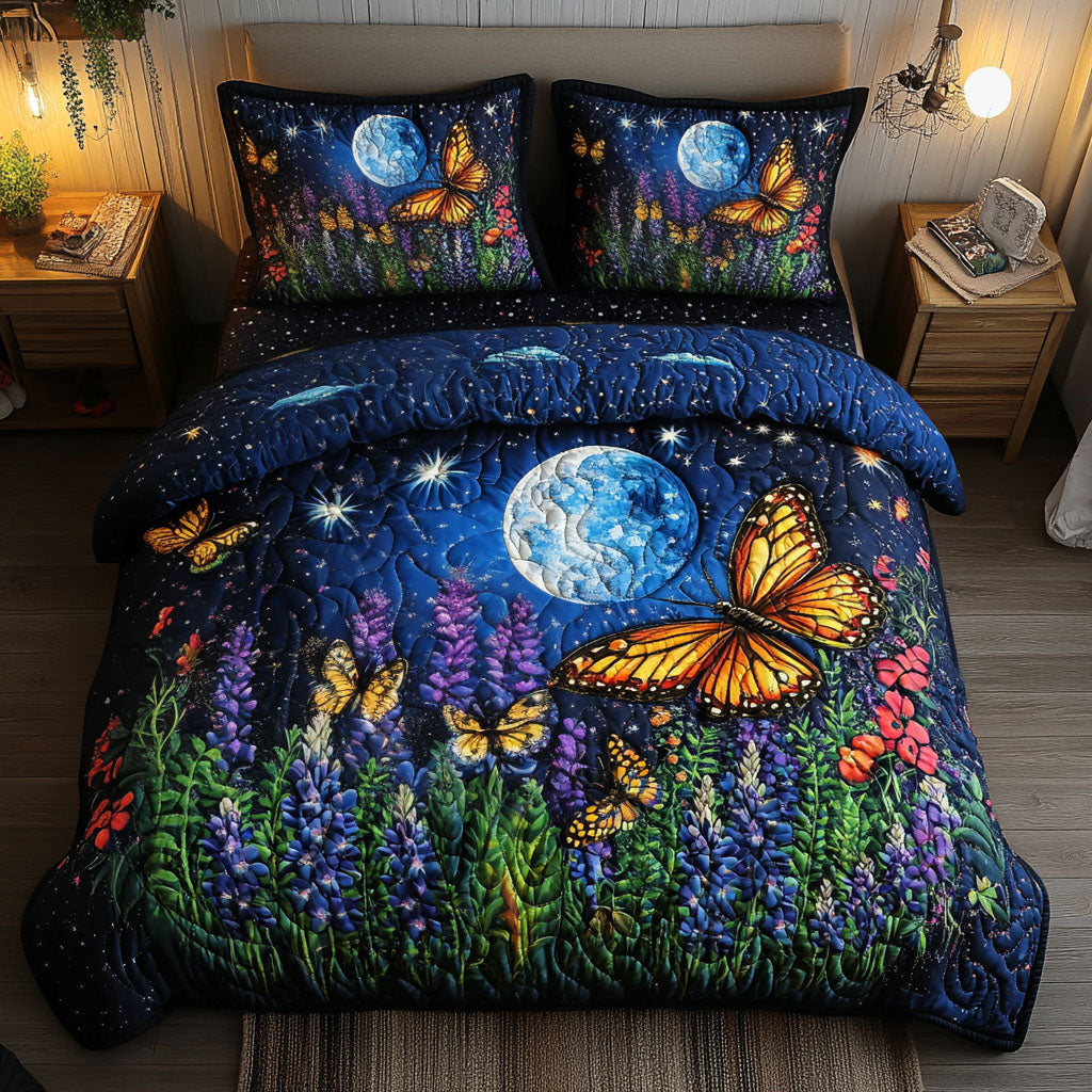 Celestial Wings 3-Piece Quilted Bedding Set NCU0NT5836