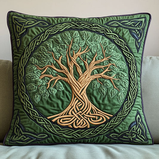Celtic Branch Flow Quilted Pillow Case NCU0NT5746