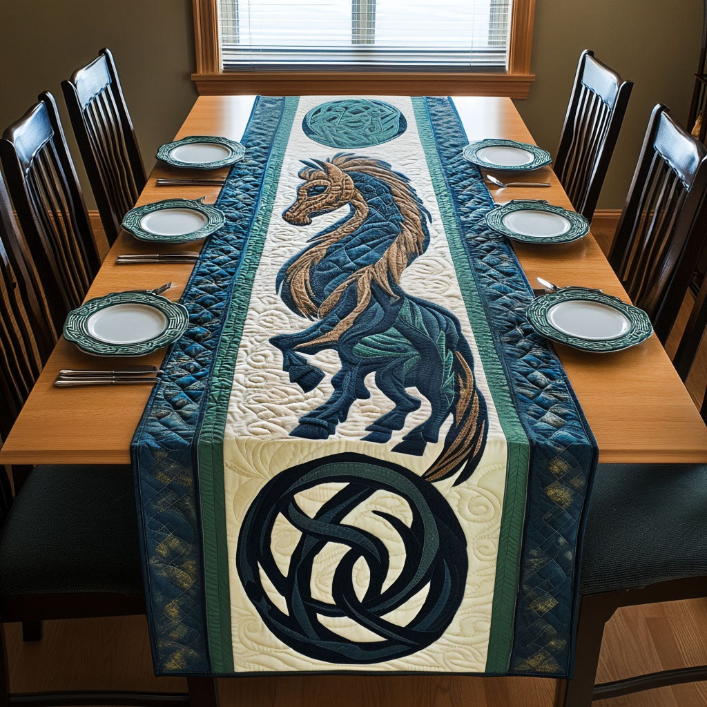 Celtic Crest Quilted Table Runner NCU0PT6810