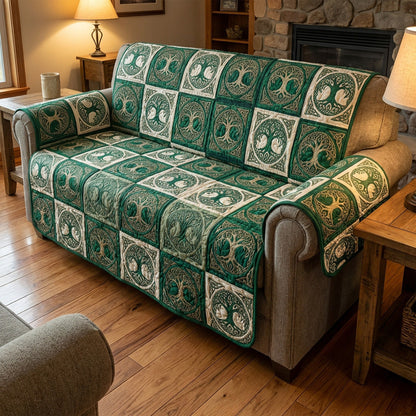 Celtic Grove Quilted Sofa Cover NCU0TV1571