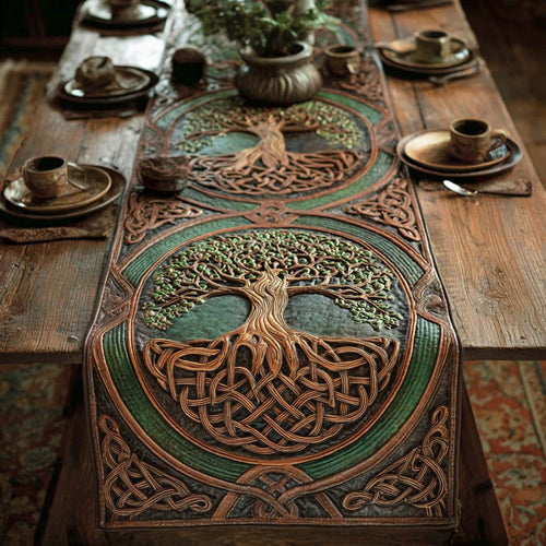 Celtic Grove Quilted Table Runner NCU0XD1103