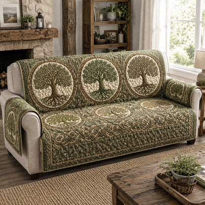 Celtic Roots Quilted Sofa Cover NCU0TD3161
