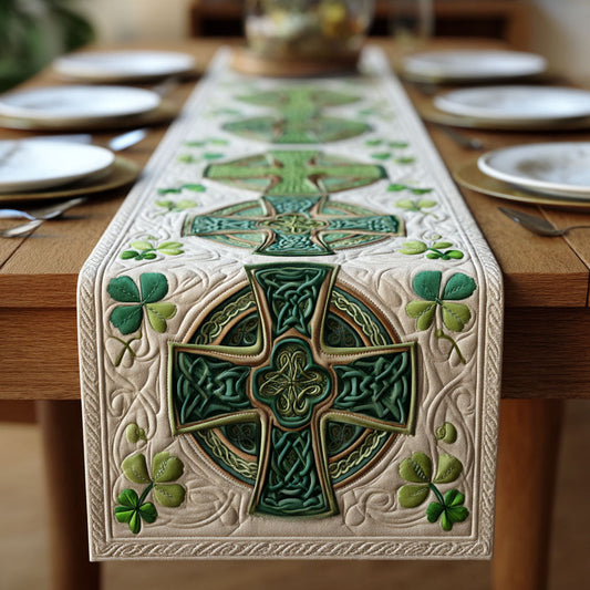 Celtic Roots Quilted Table Runner NCU0TD2224