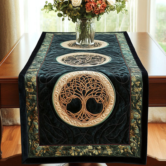 Celtic Tree Glow Quilted Table Runner NCU0NT4278