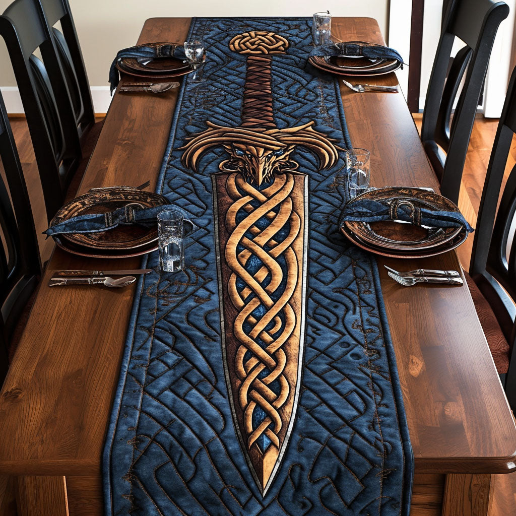 Celtic Winds Quilted Table Runner NCU0PT6813