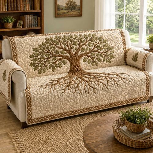 Celtic Wisdom Quilted Sofa Cover NCU0TD3176