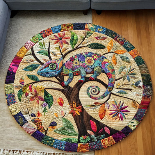 Chameleon Magic Quilted Round Mat NCU0PT7604