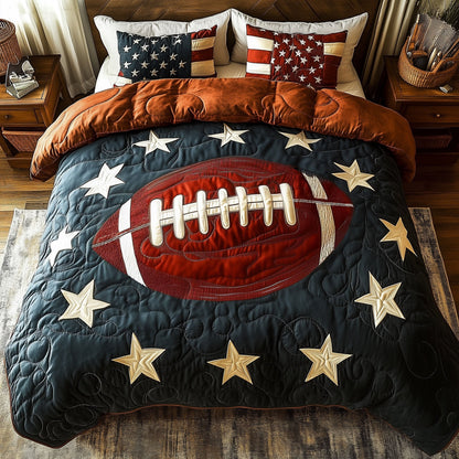 Championship Comfort 3-Piece Quilted Bedding Set NCU0PT3696