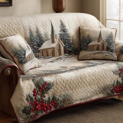 Chapel of Hope Quilted Sofa Cover NCU0NT11327