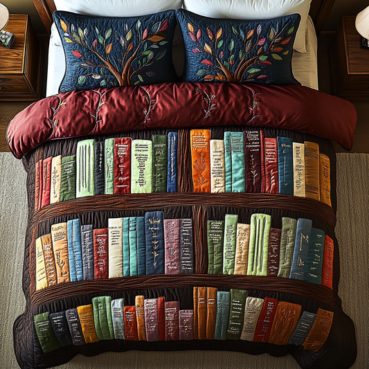 Chapter Corner 3-Piece Quilted Bedding Set NCU0DK4927