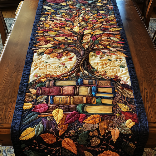 Chapter Tree Quilted Table Runner NCU0VH4340