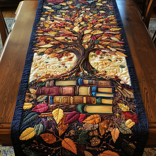 Chapter Tree Quilted Table Runner NCU0VH4340