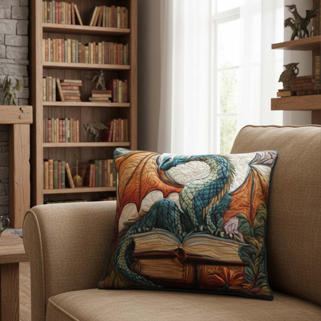 Chapter by Chapter Quilted Pillow Case NCU0PT9735