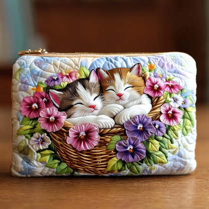 Charming Paws Quilted Zipper Pouch NCU0NT9231