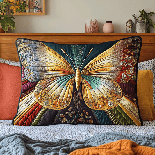 Chasing Butterfly Quilted Bedding Pillow Case NCU0DV3534