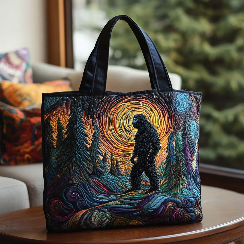 Bigfoot Quilted Tote Bag NCU0VT232