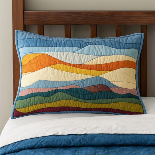 Sea Melody Quilted Bedding Pillow Case NCU0VL1781