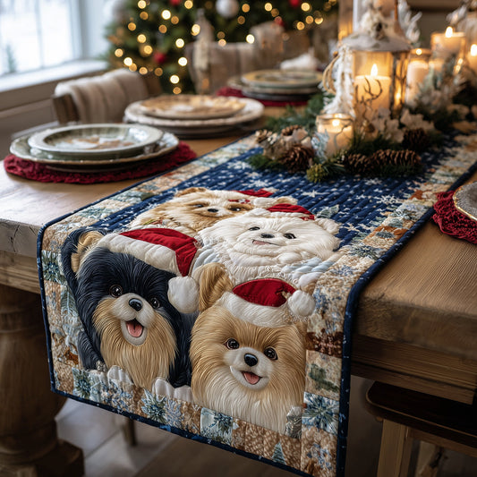 Cheerful Fluff Quilted Table Runner NCU0TH3402