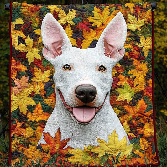 Cheerful Terrier Meadow Quilted Blanket NCU0PT3842
