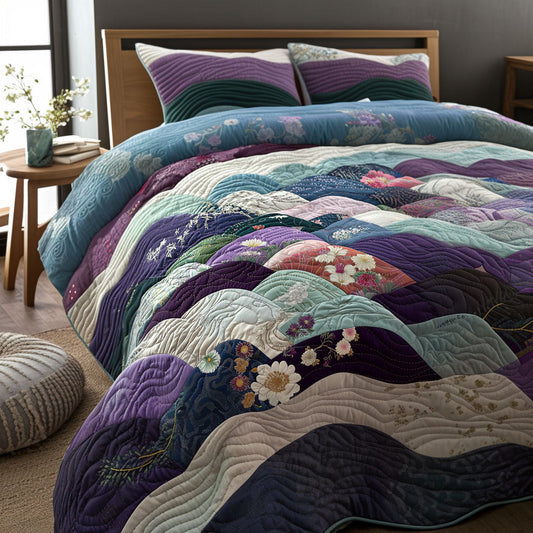 Cherry Grove 3-Piece Quilted Bedding Set NCU0PT6530