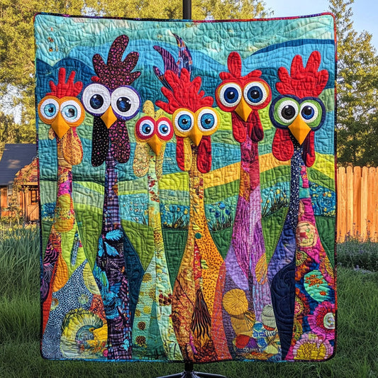 Chick-a-Boom Quilted Blanket NCU0PT4454