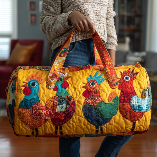 Chicken Bliss Quilted Duffle Bag NCU0DK9808