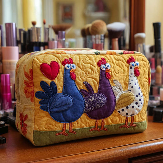 Chicken Delight Quilted Makeup Bag NCU0NT10537