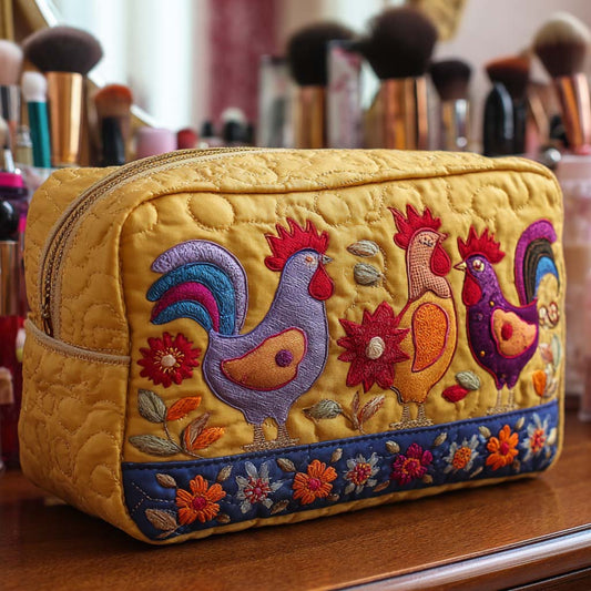 Chicken Haven Quilted Makeup Bag NCU0NT10541