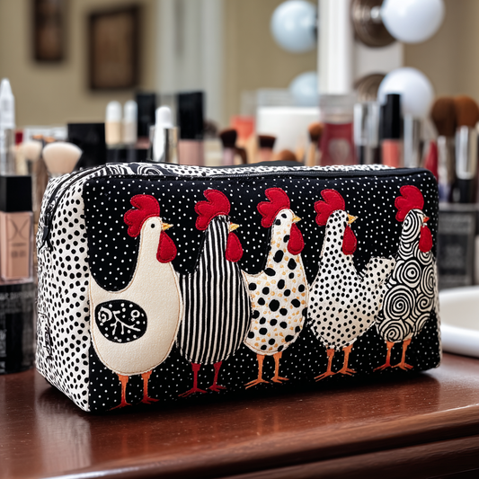 Chicken Nest Quilted Makeup Bag NCU0DK10293