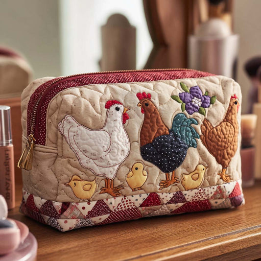 Chicken Nest Quilted Makeup Bag NCU0NT10545