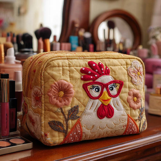 Chicken Shine Quilted Makeup Bag NCU0NT10546