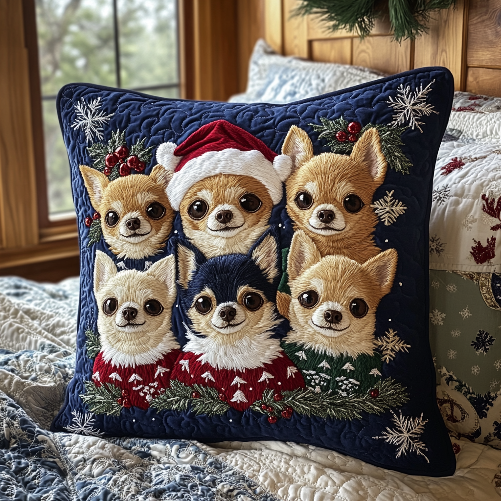 Chihuahua Spirit Quilted Pillow Case NCU0DV8134