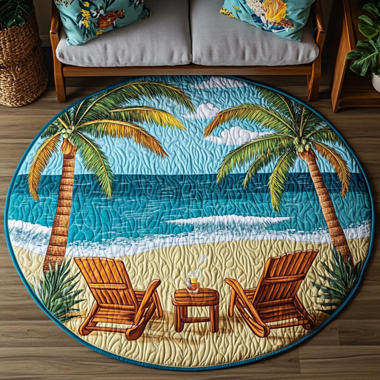 Chill Cove Quilted Round Mat NCU0VH5176