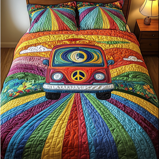 Chill Van 3-Piece Quilted Bedding Set NCU0DK7654