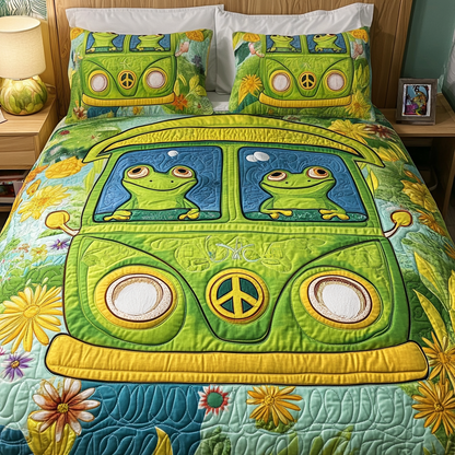 Chill Van 3-Piece Quilted Bedding Set NCU0VH4982