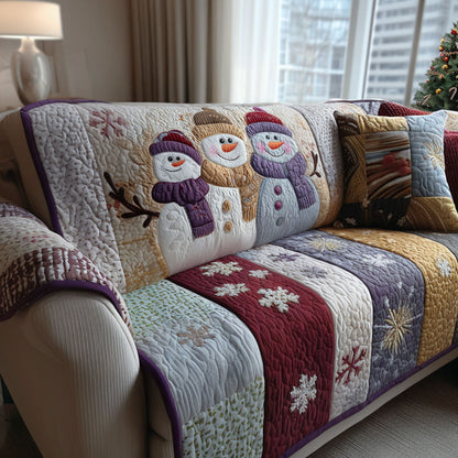 Chilly Cheer Crew Quilted Sofa Cover NCU0PT10367