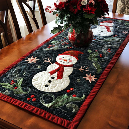 Chilly Cheer Quilted Table Runner NCU0NT1486