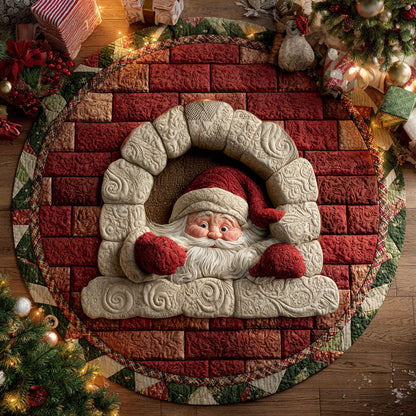 Chimney Dream Quilted Round Mat NCU0TV1053
