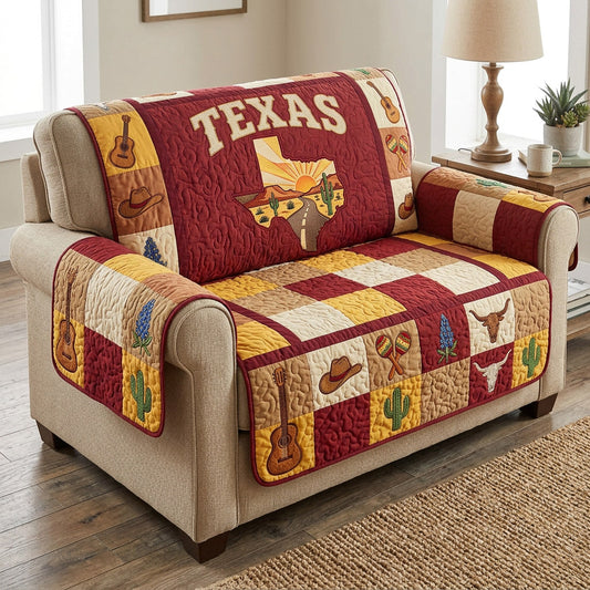 Chisholm Trail Quilted Sofa Cover NCU0HH2007