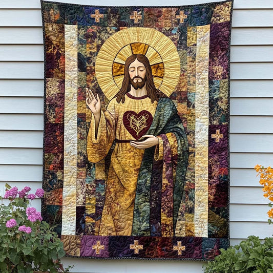Christ Is King Quilted Blanket NCU0NT7766