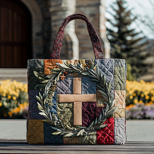Christed Harmony Quilted Tote Bag NCU0PT8170
