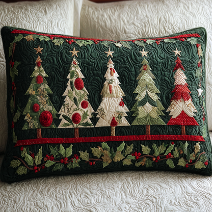 Christmas Forest Quilted Bedding Pillow Case NCU0NT9891