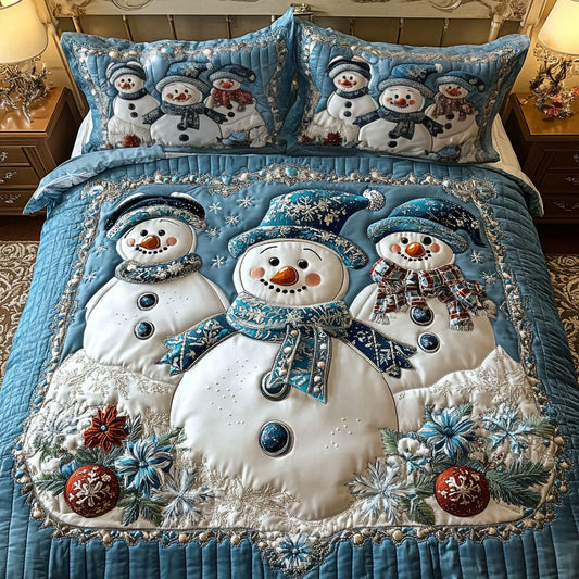 Christmas Blessings 3-Piece Quilted Bedding Set NCU0NT2476