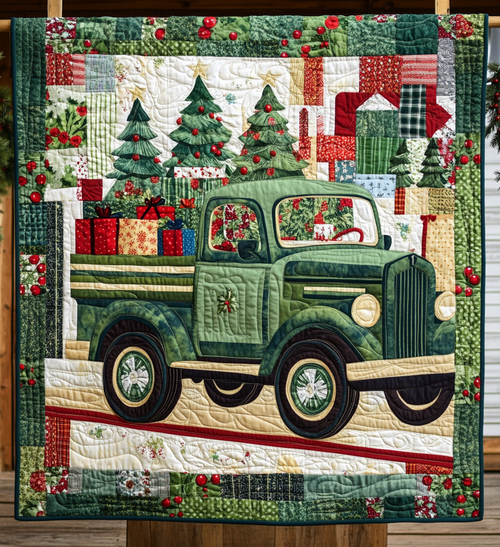 Christmas Carrier Quilted Blanket NCU0DV862