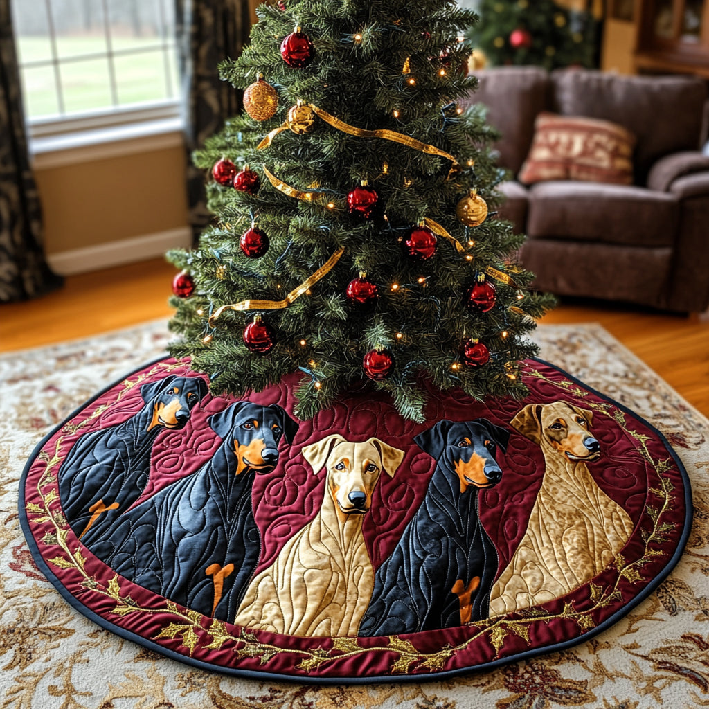 Christmas Companion Christmas Quilted Tree Skirt NCU0DV8292