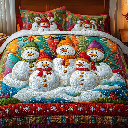 Christmas Dream 3-Piece Quilted Bedding Set NCU0NT2482